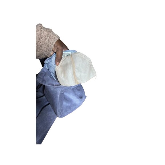 Vintage 90s Velvet Maxi Dress 1/2 Zip Mock Neck Long Sleeve Fall Fashion READ - Picture 8 of 11